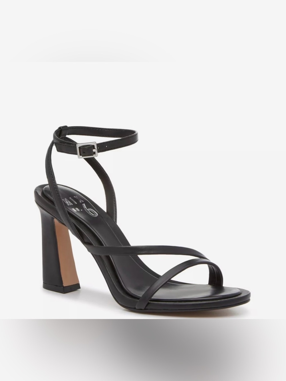 Mix No. 6 Black Strappy Heel Sandals